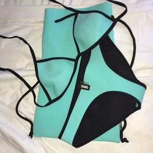 Blue Triangl Bikini